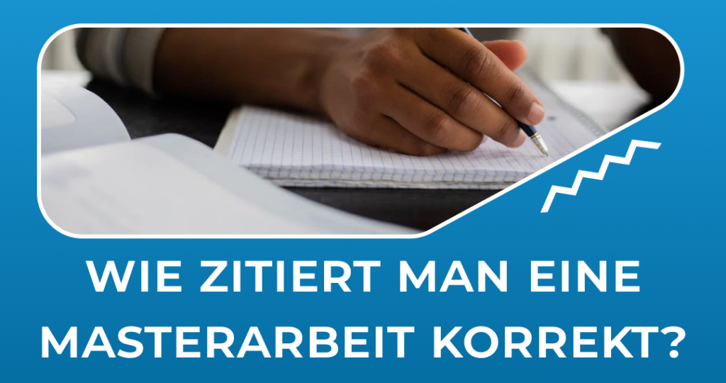 Wie zitiert man eine Masterarbeit korrekt?